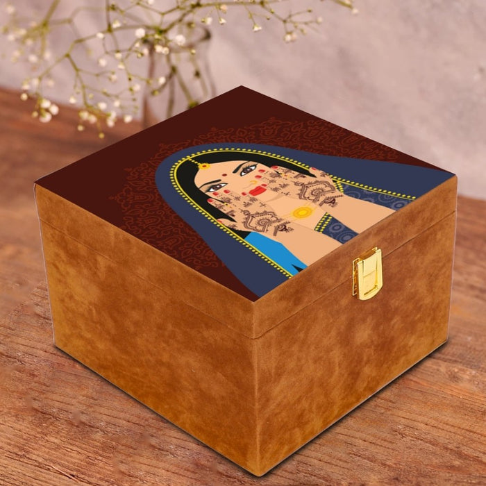 Desi Girl Vanity Organizer