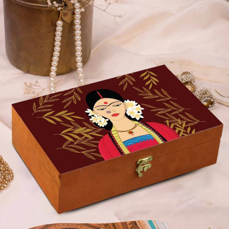 Dulhan Rectangular Jewelry Box - ArtFlyck