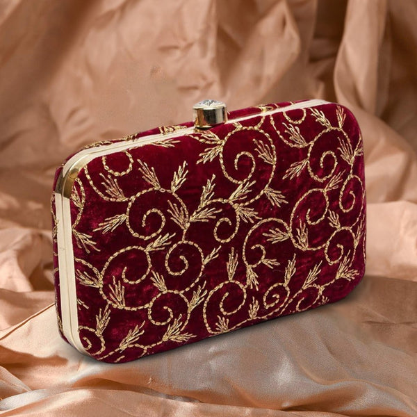 Elora Velvet Clutch - ArtFlyck