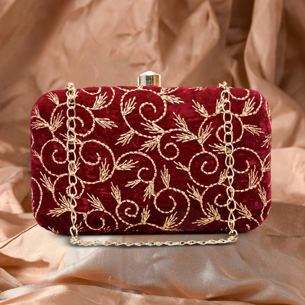 Elora Velvet Clutch - ArtFlyck