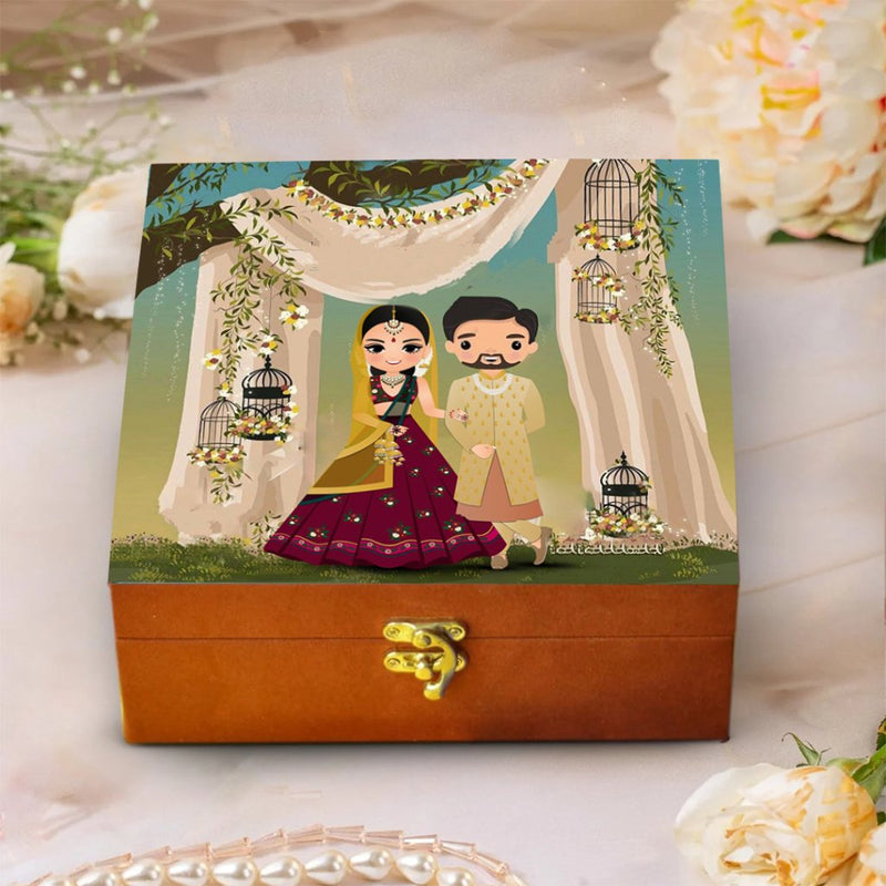 Marwari Bride Groom Trunk Trousseau - ArtFlyck