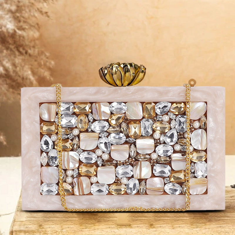 Moon Stone Resin Clutch - ArtFlyck