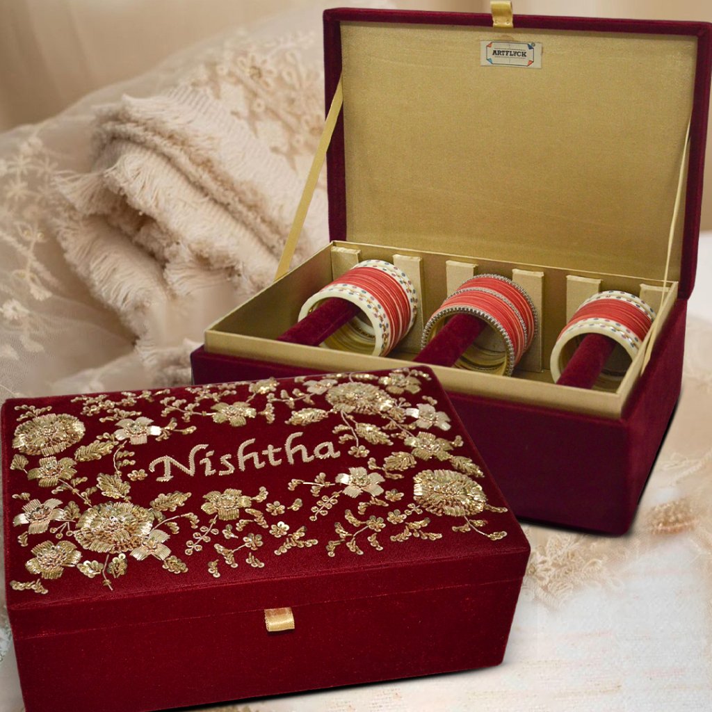 Three Rod Bangle Trousseau | Made To Order